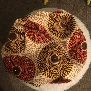 Handmade African Print Hair Bonnets